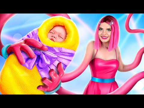 Видео: Моя няня — Mommy Long Legs! Хаги Ваги в реальной жизни