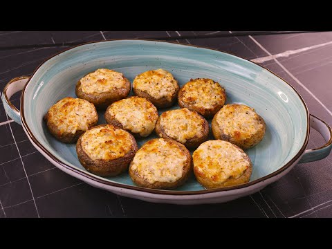 Видео: Запеченные шампиньоны с сыром #грибы #шампиньоны #рецепт