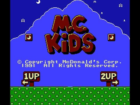 Видео: Полное прохождение Дети МакДональдс (MC Kids) nes