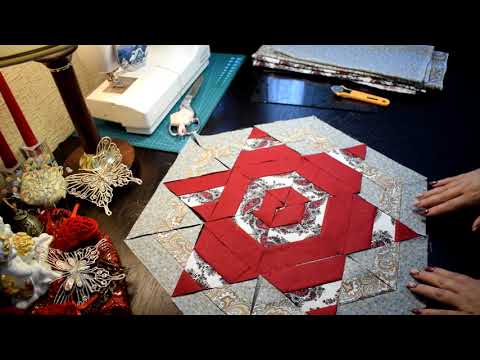 Видео: Пэчворк-Рождественская звезда