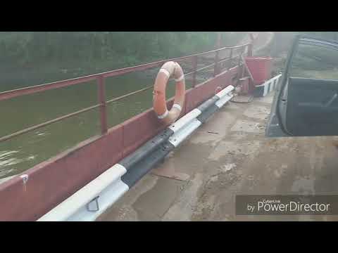 Видео: Дальнобой дороги Сибири Томская область Тегульдетский район паром переправа