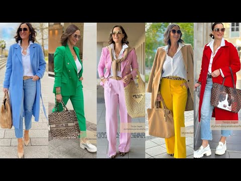 Видео: Естественные женщины старше 50, 60, 70 лет / идеи нарядов / трендовые наряды 2025 года