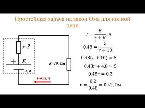 Видео: Не знаешь закон Ома - сиди дома! Лекция по теме: "Законы Ома для участка и полной цепи"