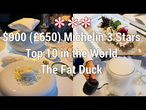 Видео: Fat Duck Heston Blumenthal 900 долларов (650 фунтов стерлингов) 3 звезды Мишлен, изысканный ужин,...