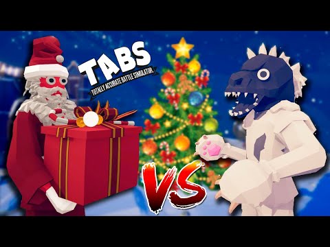 Видео: САНТА vs КРАМПУС! БИТВА ЗА НОВЫЙ ГОД в Игре Totally Accurate Battle Simulator TABS/ТАБС