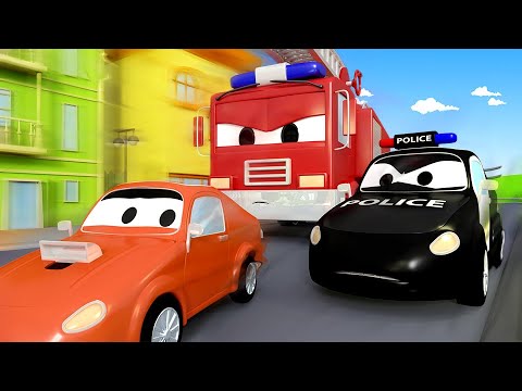 Видео: Авто Патруль -  День рождения Френка - Автомобильный Город  🚓 🚒 детский мультфильм