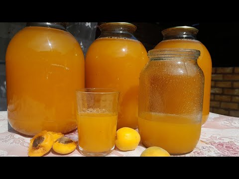 Видео: Абрикосовый натуральный сок на зиму.🍑Лучше не бывает!