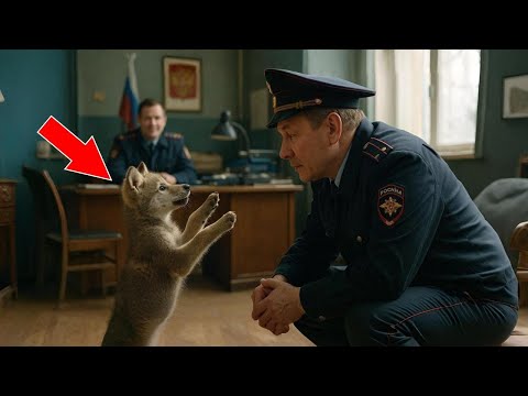 Видео: Волчонок прибежал в полицейский участок за помощью То, что обнаружил офицер, заставило всех плакать!