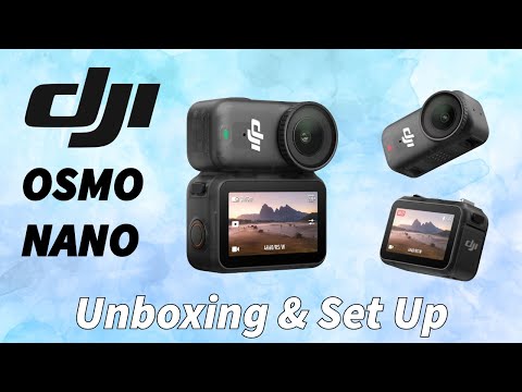 Видео: Распаковка и настройка DJI Osmo Nano!