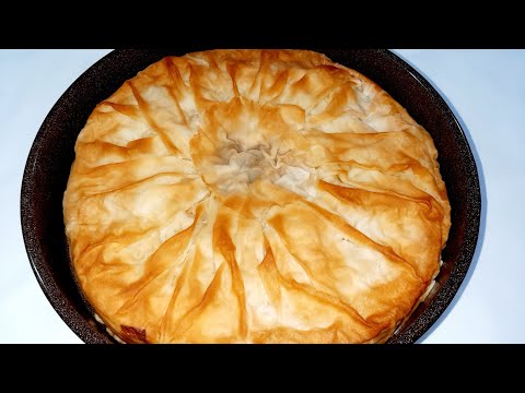 Видео: Zelnik tradicionalen makedonski /Зелник традиционален македонски/Traditional Macedonian zelnik (pie)