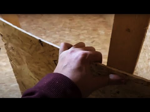 Видео: Отделка морского контейнера. Круглая перегородка из OSB/ОСП.