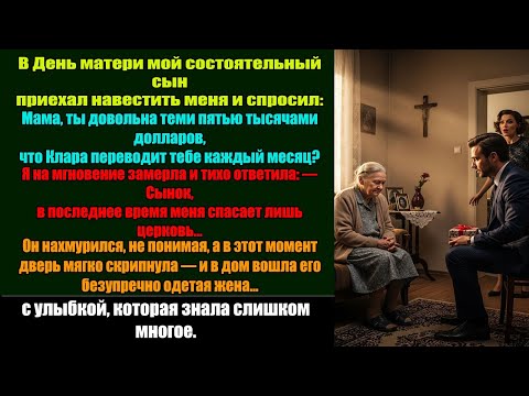 Видео: В День матери мой богатый сын спросил «Мама, тебе хватает $5000 от Клары» — и замер, услышав мой отв