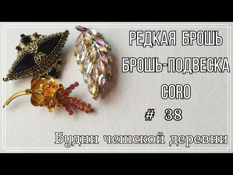 Видео: #38 Блошиный рынок Чехии \ Брошь CORO \ Vintage Czech Brooch  #чешскаябижутерия #vintageczech