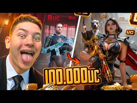 Видео: ПРОКАЧКА НА 100 000 UC 🔥 ОН НЕ ДОЛЖЕН БЫЛ ВЫИГРАТЬ ЭТУ ПРОКАЧКУ АККАУНТА В PUBG MOBILE