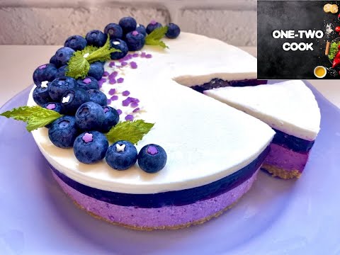 Видео: Чизкейк из голубики без выпечки\No bake blueberry cheesecake