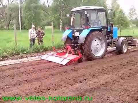 Видео: Запуск почвофрезы для трактора МТЗ-82.1