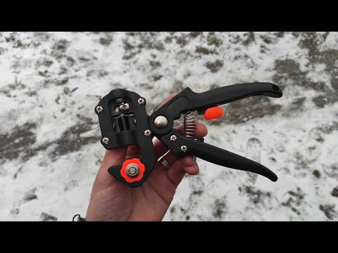 Видео: Сікатор для щеплення дерев. Сікатор- прививатор. Відгук після трьох років використання