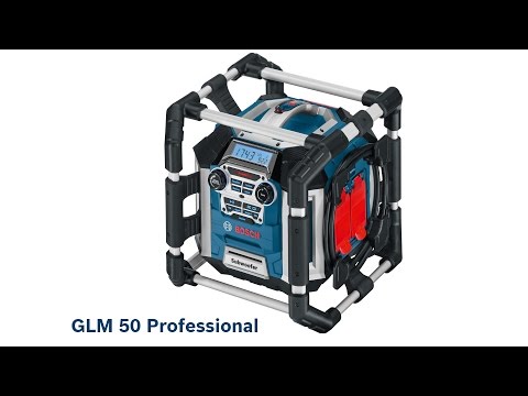 Видео: Обзор строительного радио от Bosch GML 50 Professional