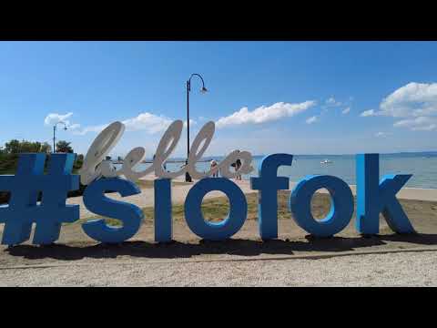 Видео: Шиофок Балатон Венгрия - прогулка в 4К