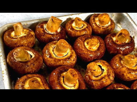 Видео: Как вкусно приготовить грибы шампиньоны. Идеальная закуска к шашлыку. Шампиньоны на мангале (гриле)