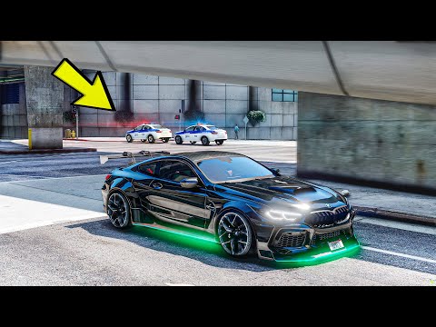 Видео: ОНИ СНОВА МЕНЯ НЕ ЗАМЕТИЛИ! ПОЛИЦЕЙСКАЯ ПОГОНЯ В ГТА 5 ЗА BMW M8!