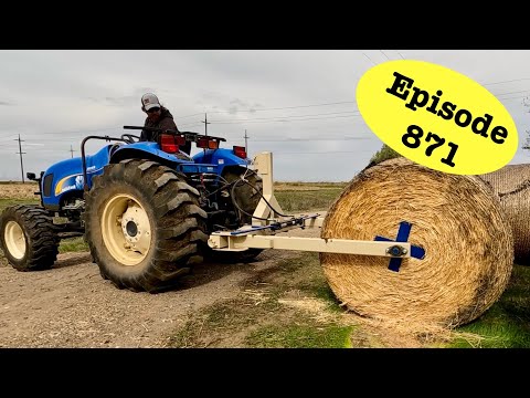 Видео: Подготовка к сенокосу началась, и я настроил разматыватель тюков