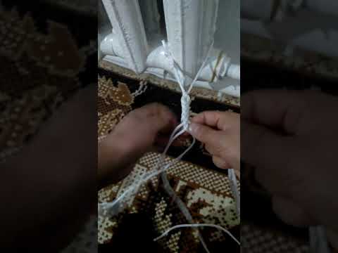 Видео: 6 Өрім (таспа), weaving, Узда,уздечка плетение.