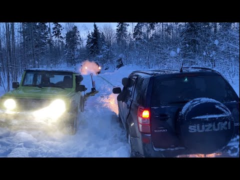 Видео: Дорога на Морье, попытка 1: jimny, grand vitara, forester