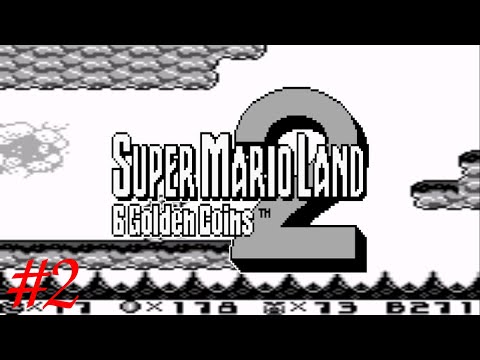 Видео: Прохождение Super Mario Land 2 (Game Boy) на русском #2 - Вторая золотая монета.