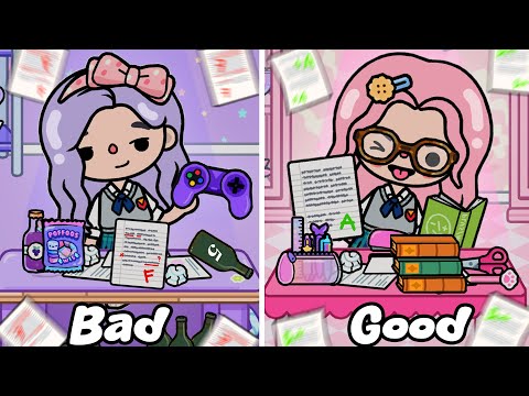 Видео: Хороший и плохой! Кто лучше? | История жизни Toca | Toca Boca