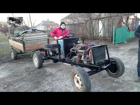 Видео: ВАЗ+100$=минитрактор