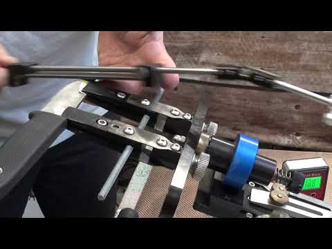 Видео: Узел для заточки в "линзу" для точилки VEKTOR,испытания.