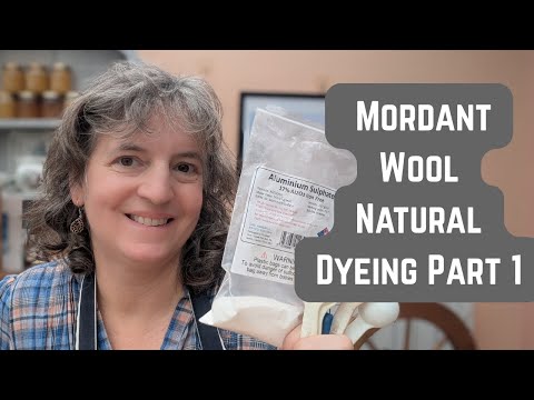 Видео: Натуральное окрашивание. Часть 1 | Как протравить шерсть квасцами