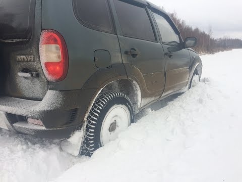 Видео: На Ниве по первому снегу. КАМА 515.