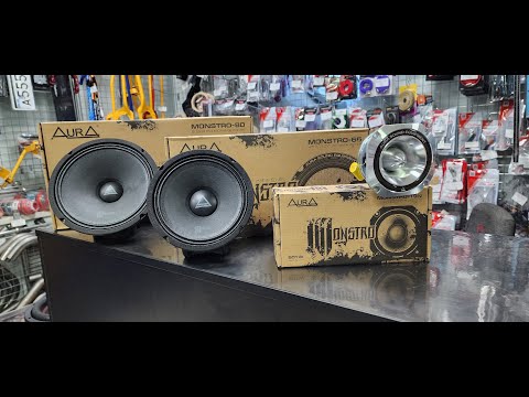 Видео: Обзор динамиков AURA MONSTRO-65 / AURA MONSTRO-80 / AURA MONSTRO-T9N