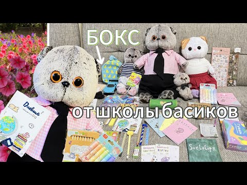 Видео: распаковка бокса | #басики | школа басиков🏫📚