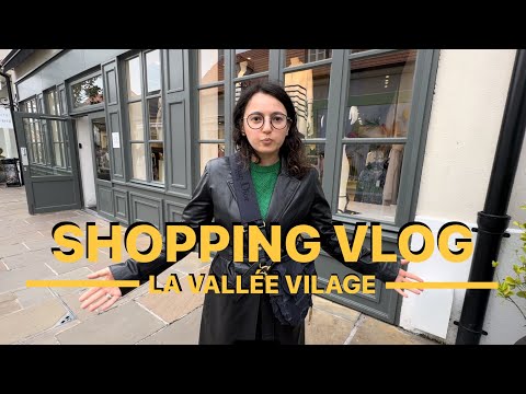 Видео: SHOPPING VLOG // La vallée village, Paris // Весна 2024
