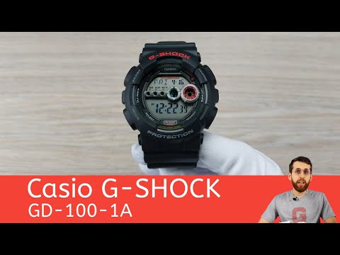 Видео: Легенда с точным таймером и батарей на 7 лет / Casio G-SHOCK GD-100-1A