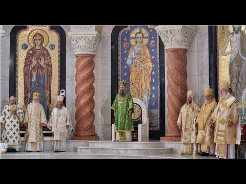 Видео: Света архијерејска Литургија и хиротонија Епископа хвостанског Г.  Алексеја