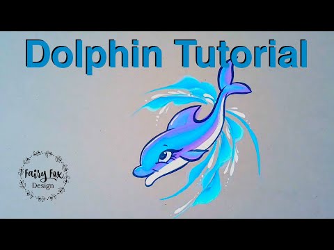 Видео: Учебник по рисованию дельфина