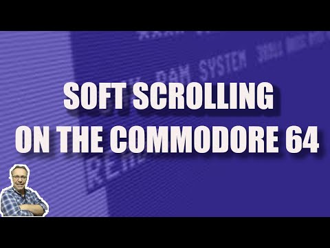 Видео: Мягкая прокрутка в текстовом режиме C64