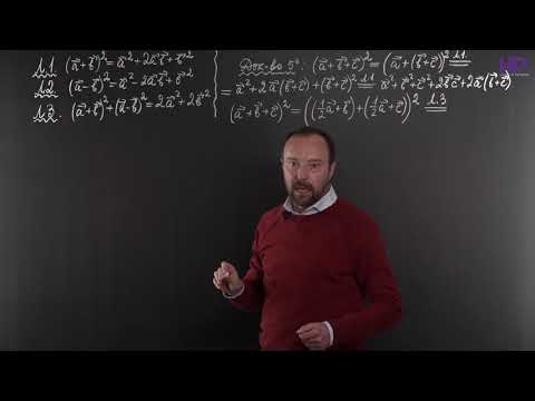 Видео: Геометрия, 10 класс | Скалярное произведение векторов. Часть 2