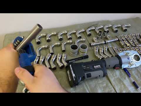 Видео: Нержавеющие трубы и пресс-фитинги. Нержавейка, инструкция по применению. INOX-PRESS. Сантехника. 