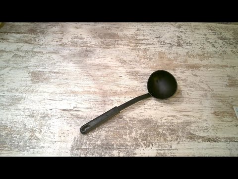 Видео: Не выбросила поварёшку, а сделала сувенир.