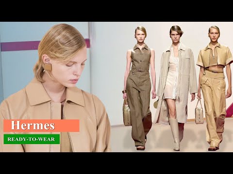 Видео: Hermes Париж мода весна лето 2025 | Одежда и аксессуары