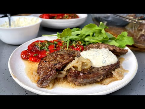 Видео: Не прошло и двух минут,как умяли всю тарелку! Ну очень вкусное МЯСО под соусом Гурман,а РЕЦЕПТ прост