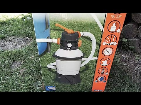 Видео: Песочный фильтр-насос Bestway 58515 - нормальный бюджетник для чистого бассейна. Обзор.