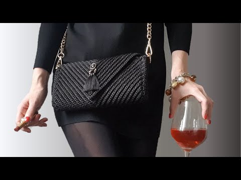 Видео: Самоучитель вязания классической сумки крючком - часть 1