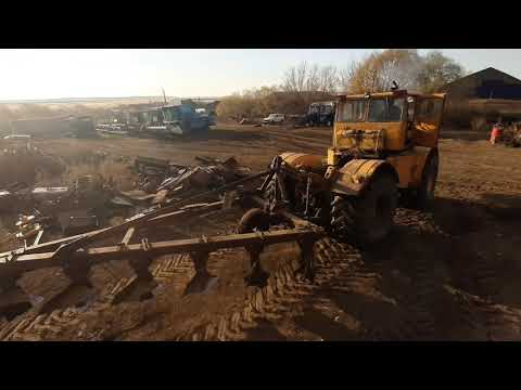 Видео: К-700 и К-701 Пахота целины