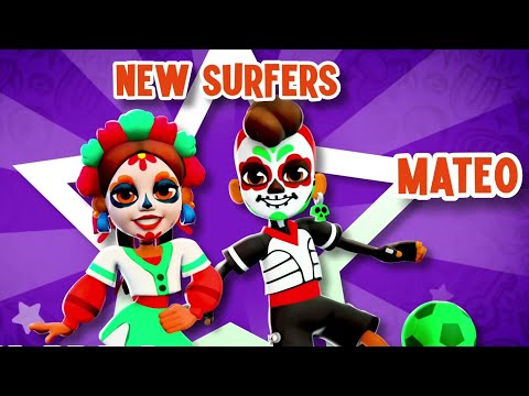 Видео: Subway Surfers Halloween новый серфер Матео
